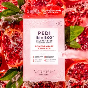PEDI IN A BOX 4 step, - Pomegranate Radiance