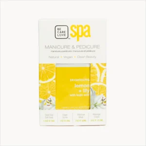 4 Trins manicure/pedicure Citron og lilje